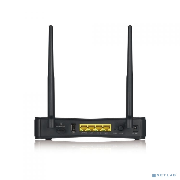 ZYXEL LTE3301-PLUS-EU01V1F Маршрутизатор Zyxel LTE3301-PLUS (вставляется сим-карта), 802.11ac (2,4 и 5 ГГц) до 300+867 Мбит/с, поддержка LTE/3G/2G, 2 разъема SMA-F для подключения внешних LTE антенн ZYXEL LTE3301-PLUS-EU01V1F Маршрутизатор Zyxel LTE3301-PLUS (вставляется сим-карта), 802.11ac (2,4 и 5 ГГц) до 300+867 Мбит/с, поддержка LTE/3G/2G, 2 разъема SMA-F для подключения внешних LTE антенн