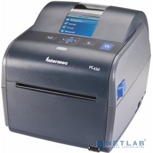 Intermec PC43D [PC43DA00100302] Принтер этикеток (термо, 300 dpi), LCD, RTC, БП