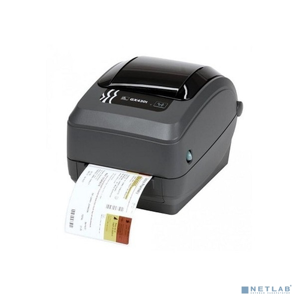 Zebra GX430t [GX43-102520-000] {300 dpi,ширина   102 мм,   102 мм/сек, RS232, USB, LPT}