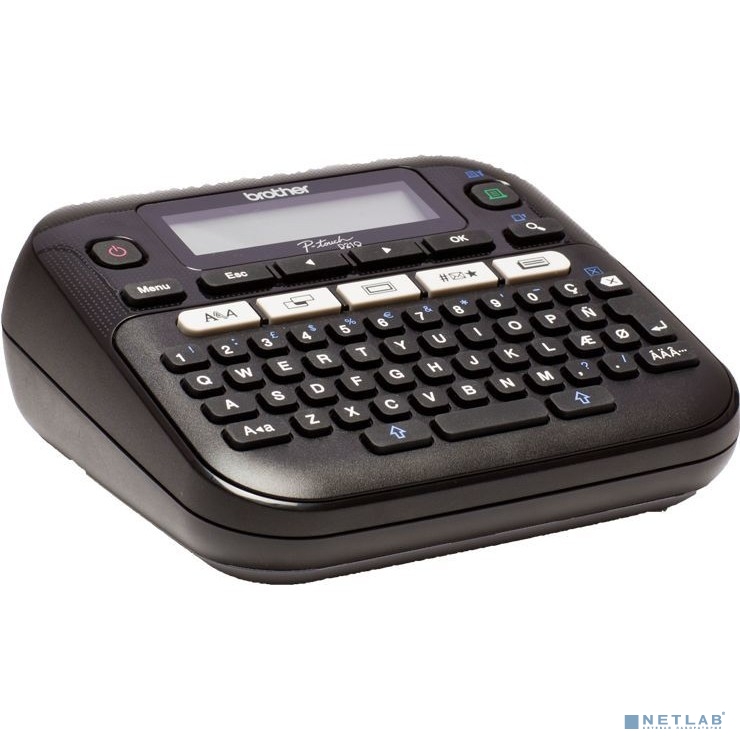 Brother PT-D210 Принтер для печати наклеек (настольный,от 3,5 до 12мм,20мм/сек,180т/д,однострочный,только ленты TZE)