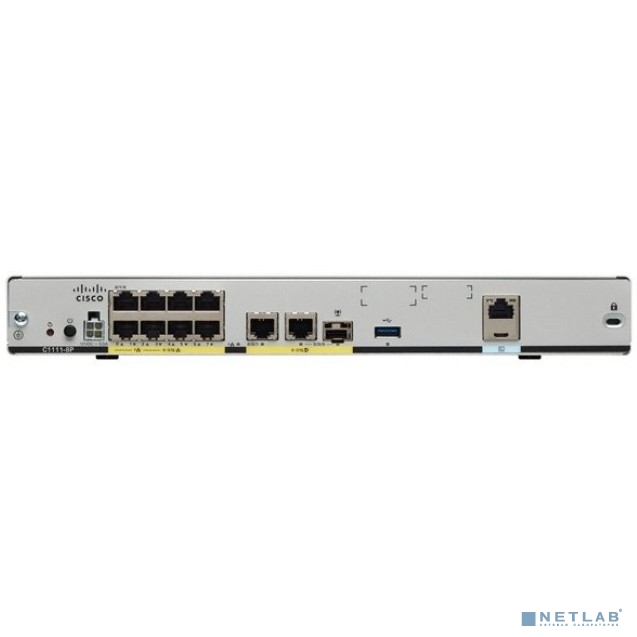 Cisco C1111-8P Маршрутизатор ISR 1100 8 Ports Dual GE WAN Ethernet Router Cisco C1111-8P Маршрутизатор ISR 1100 8 Ports Dual GE WAN Ethernet Router