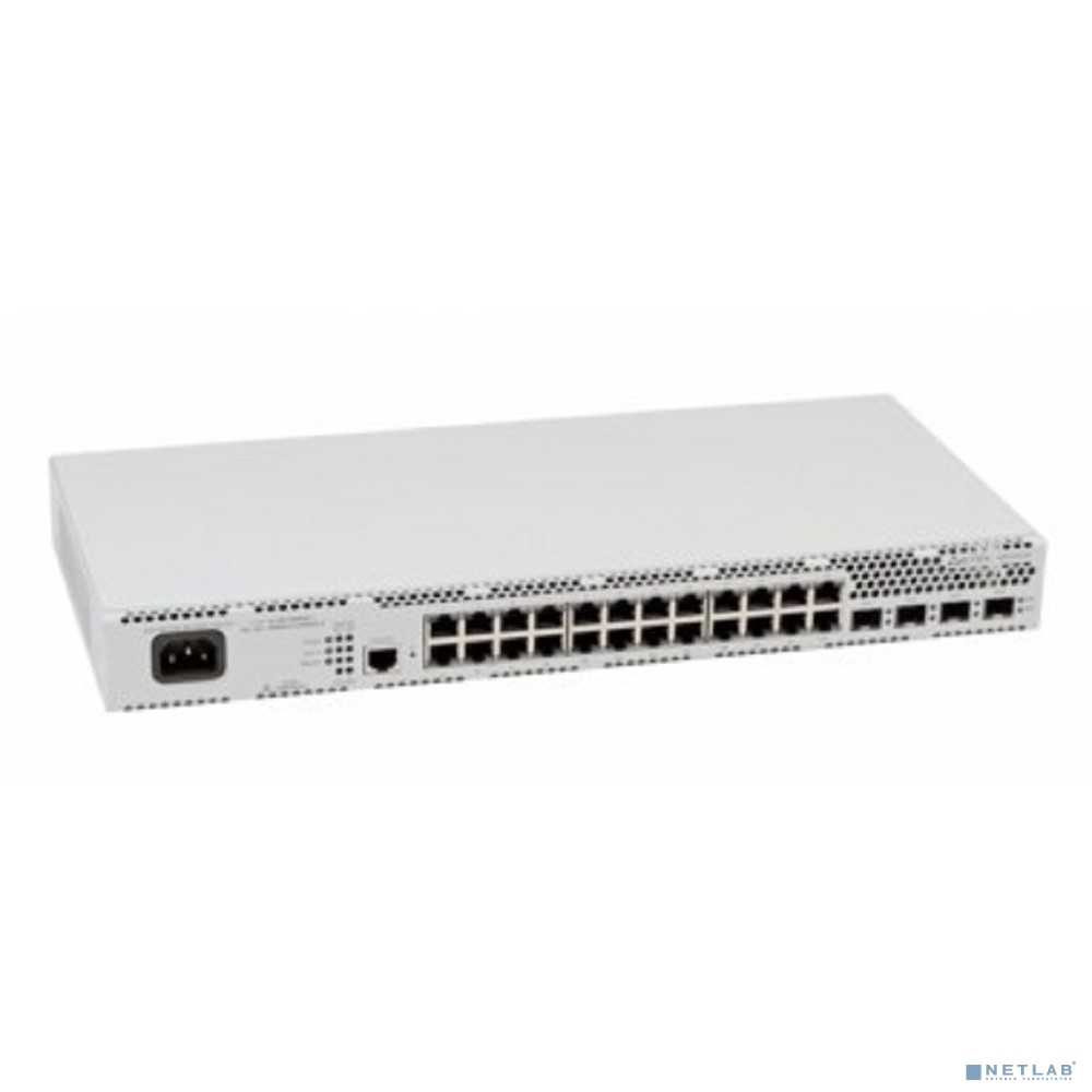 ELTEX MES2424 Ethernet-коммутатор 24 порта 10/100/1000BASE-T, 4 порта 1000BASE-X/10GBASE-R, L3, 220В AC