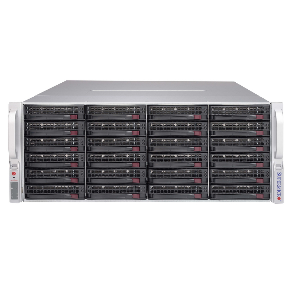 Supermicro CSE-847E2C-R1K23JBOD Корпус компьютерный 4U SAS3 JBOD storage chassis/24 front + 20 rear 3.5&quot; hot-swap SAS3/Redundant 1200W