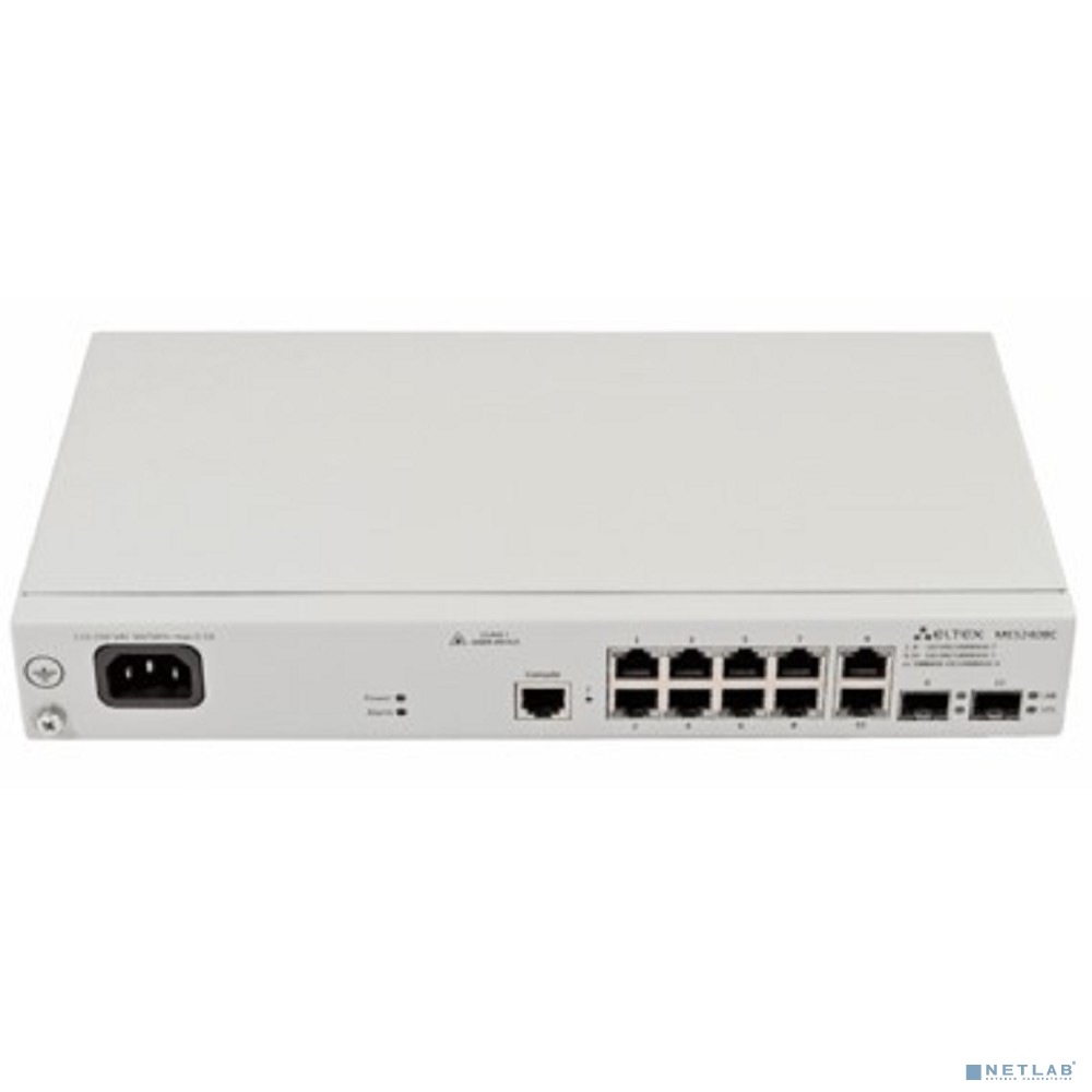 ELTEX MES2408CP Ethernet-коммутатор 8 портов 10/100/1000BASE-T (PoE/PoE+), 2 Combo-порта 10/100/1000BASE-T/100BASE-FX/1000BASE-X, L2, 220В AC ELTEX MES2408CP Ethernet-коммутатор 8 портов 10/100/1000BASE-T (PoE/PoE+), 2 Combo-порта 10/100/1000BASE-T/100BASE-FX/1000BASE-X, L2, 220В AC