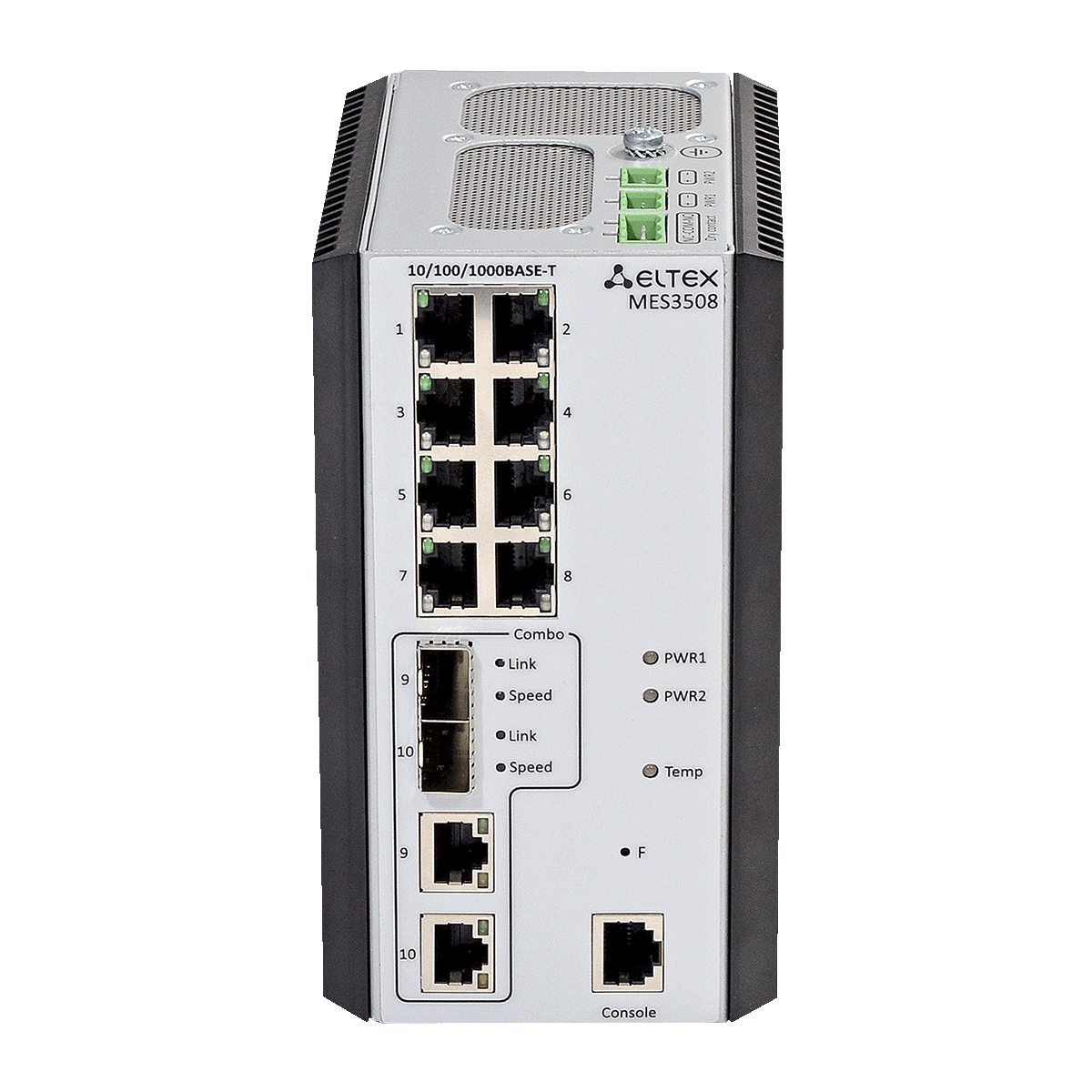 ELTEX MES3508P Ethernet-коммутатор 8х10/100/1000Base-T (PoE/PoE+), 2 х combo 10/100/1000Base-T/1000Base-X, L3, 48 (45 ~ 57) ELTEX MES3508P Ethernet-коммутатор 8х10/100/1000Base-T (PoE/PoE+), 2 х combo 10/100/1000Base-T/1000Base-X, L3, 48 (45 ~ 57)