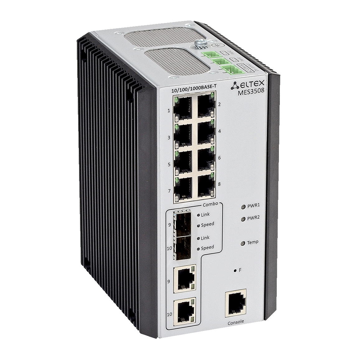 ELTEX MES3508P Ethernet-коммутатор 8х10/100/1000Base-T (PoE/PoE+), 2 х combo 10/100/1000Base-T/1000Base-X, L3, 48 (45 ~ 57) ELTEX MES3508P Ethernet-коммутатор 8х10/100/1000Base-T (PoE/PoE+), 2 х combo 10/100/1000Base-T/1000Base-X, L3, 48 (45 ~ 57)