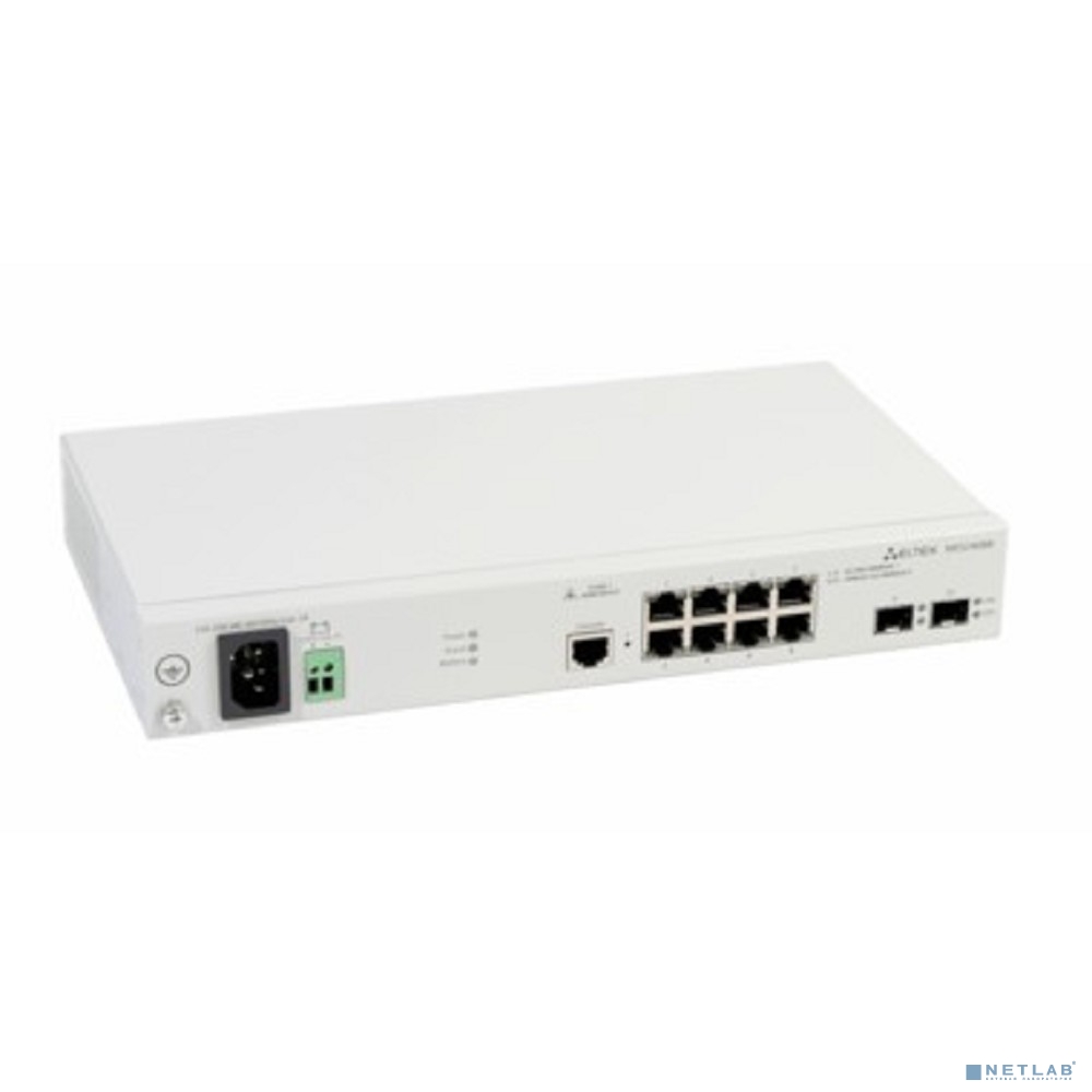 ELTEX MES2408B Ethernet-коммутатор 8 портов 10/100/1000BASE-T, 2 порта 100BASE-FX/1000BASE-X, L2,220В AC, 12В ELTEX MES2408B Ethernet-коммутатор 8 портов 10/100/1000BASE-T, 2 порта 100BASE-FX/1000BASE-X, L2,220В AC, 12В