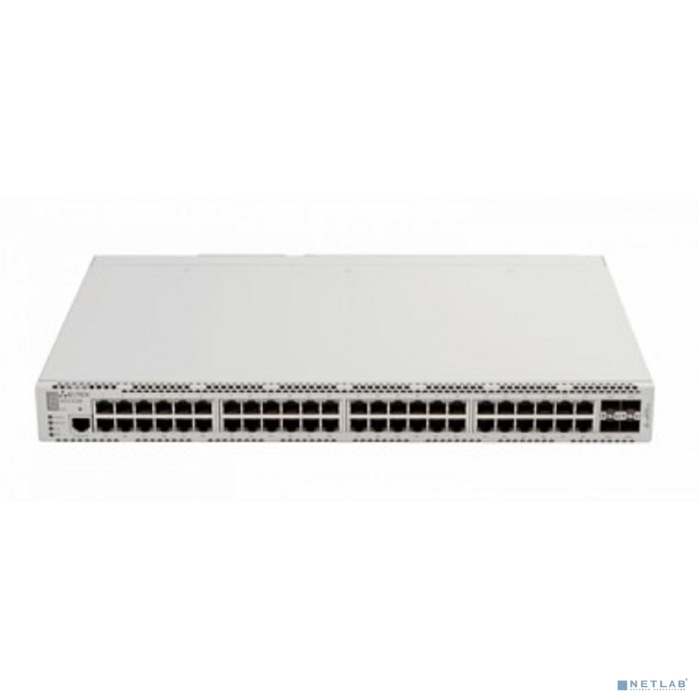 ELTEX MES3348 Ethernet-коммутатор MES3348, 48 портов 10/100/1000Base-T, 4 порта 10GBase-R (SFP+)/1000Base-X(SFP), L3, 2 слота для модулей питания