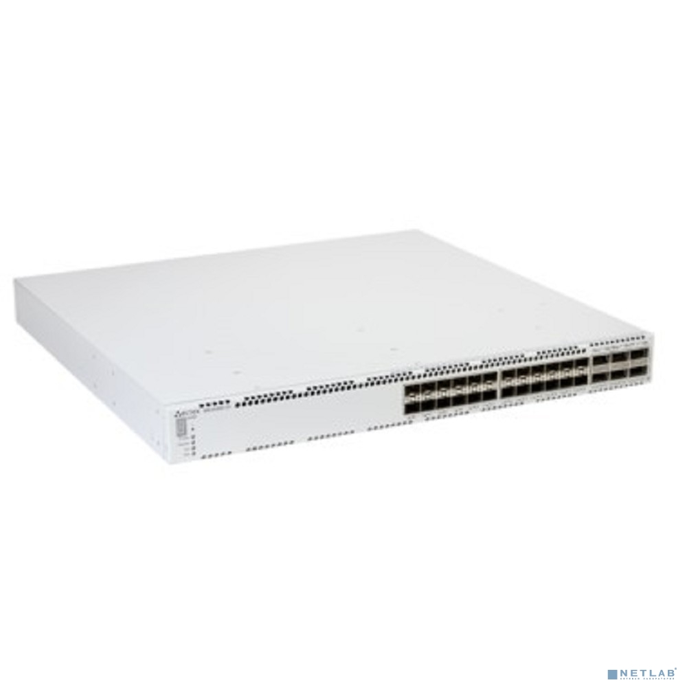 ELTEX MES5400-24 Ethernet-коммутатор 1x10/100/1000BASE-T (OOB), 24x1000BASE-X (SFP)/10GBASE-R (SFP+), 6x40GBASE-R (QSFP+) / 100GBASE-R (QSFP28), 1xUSB 2.0, коммутатор L3, 2 слота для модул