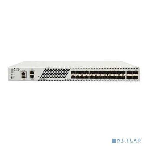 ELTEX MES5324 Ethernet-коммутатор 24 порта 10G Base-R ,4 порта 40G (QSFP) коммутатор L3, 2 слота для модулей питания