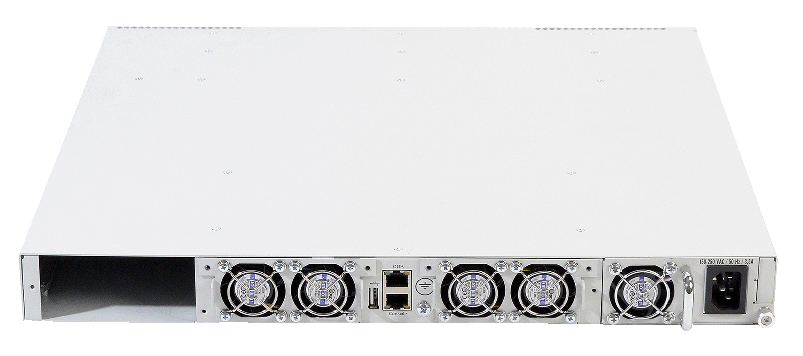 ELTEX MES5400-48 Ethernet-коммутатор 1x10/100/1000BASE-T (OOB), 48x1000BASE-X(SFP)/10GBASE-R (SFP+),6x40GBASE-R (QSFP+) /100GBASE-R (QSFP28), 1xUSB 2.0, коммутатор L3, 2 слота для модулей питания ELTEX MES5400-48 Ethernet-коммутатор 1x10/100/1000BASE-T (OOB), 48x1000BASE-X(SFP)/10GBASE-R (SFP+),6x40GBASE-R (QSFP+) /100GBASE-R (QSFP28), 1xUSB 2.0, коммутатор L3, 2 слота для модулей питания