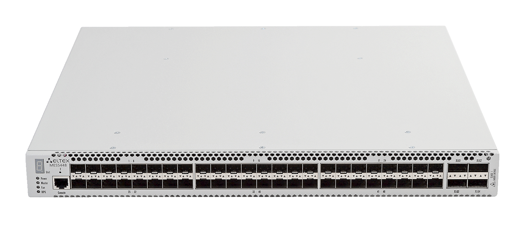 ELTEX MES5448 Ethernet-коммутатор 48 портов 10G Base-R, 4 порта 40G(QSFP), коммутатор L3, 2 слота для модулей питания ELTEX MES5448 Ethernet-коммутатор 48 портов 10G Base-R, 4 порта 40G(QSFP), коммутатор L3, 2 слота для модулей питания