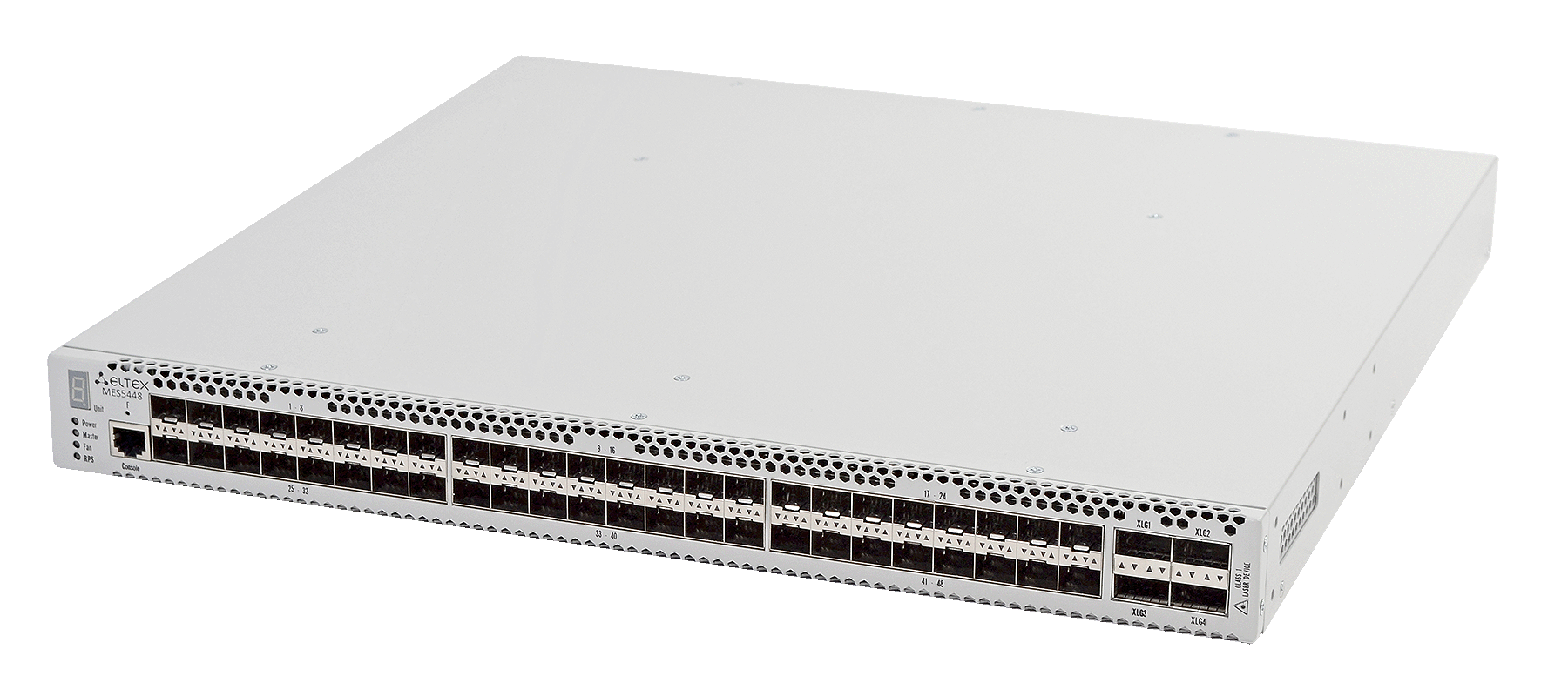 ELTEX MES5448 Ethernet-коммутатор 48 портов 10G Base-R, 4 порта 40G(QSFP), коммутатор L3, 2 слота для модулей питания ELTEX MES5448 Ethernet-коммутатор 48 портов 10G Base-R, 4 порта 40G(QSFP), коммутатор L3, 2 слота для модулей питания