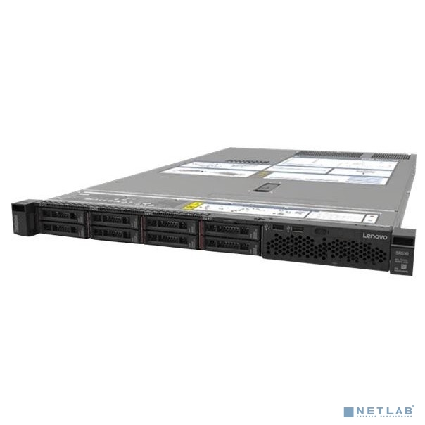 Lenovo TCH ThinkSystem SR530 Rack 1U,Xeon 4208 8C(2.1GHz/11MB/85W),1x16GB/2933/2R/RDIMM,noHDD SFF(upto 8),SR 530-8,2xGbE,1x750W(upto 2),1x2.8m p/c,XCCAdvanced [7X08A0ADEA]
