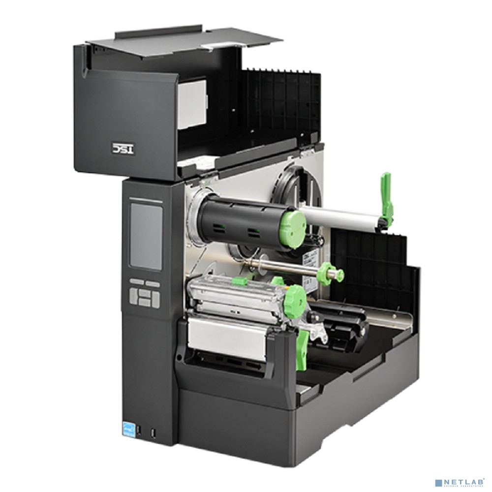 TSC MH341P Принтер этикеток [MH341P-A001-0302] {300Dpi, 4.3" Touch Lcd, Dram 256Mb/Flash 512Mb, Usb+Rs-232+Ethernet+Usb Host, 8" Full Rewind, Media Near End, Top Bm, Wi-Fi Ready}