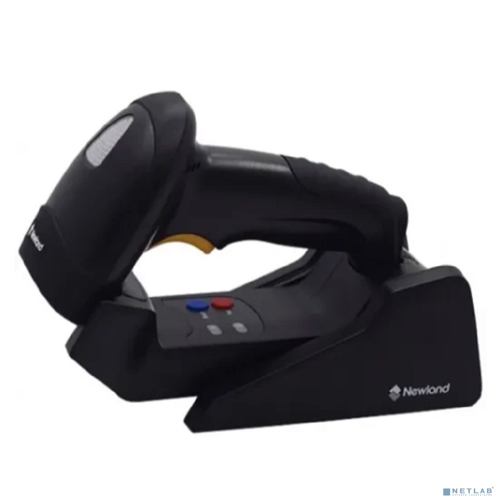 Newland Сканер штрих-кодов/ HR32 Marlin BT, 2D CMOS Wireless Bluetooth Handheld Reader, Mega Pixel (black surface) with Stand/Docking Station, USB cable and multi plug adapter [NLS-HR3280-BT-C(U)]