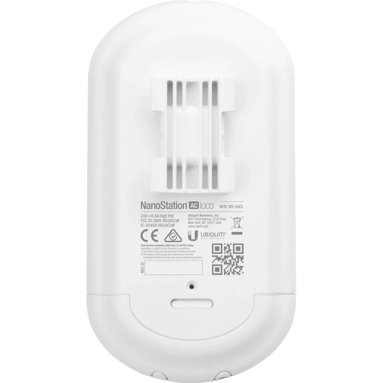 UBIQUITI Loco5AC NanoStation 5AC Loco Точка доступа (AP/CPE), 5 ГГц, airMAX ac, 10 км, MIMO 2х2 UBIQUITI Loco5AC NanoStation 5AC Loco Точка доступа (AP/CPE), 5 ГГц, airMAX ac, 10 км, MIMO 2х2
