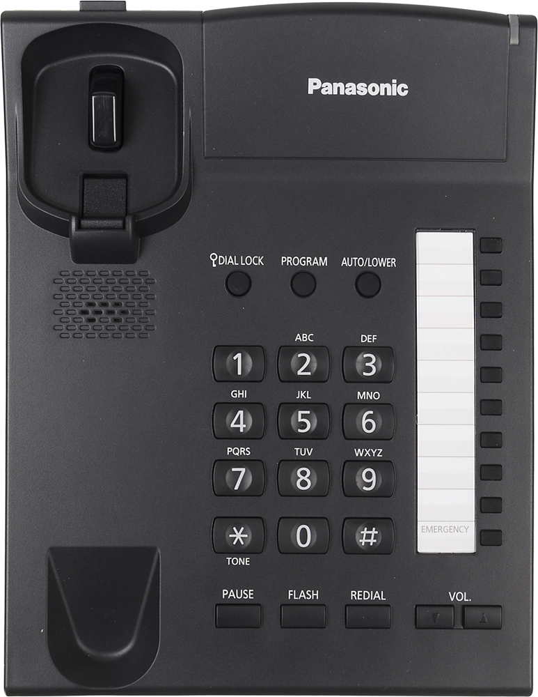 Panasonic KX-TS2382RUB (черный) {индикатор вызова,повторный набор последнего номера,4 уровня громкости звонка} Panasonic KX-TS2382RUB (черный) {индикатор вызова,повторный набор последнего номера,4 уровня громкости звонка}