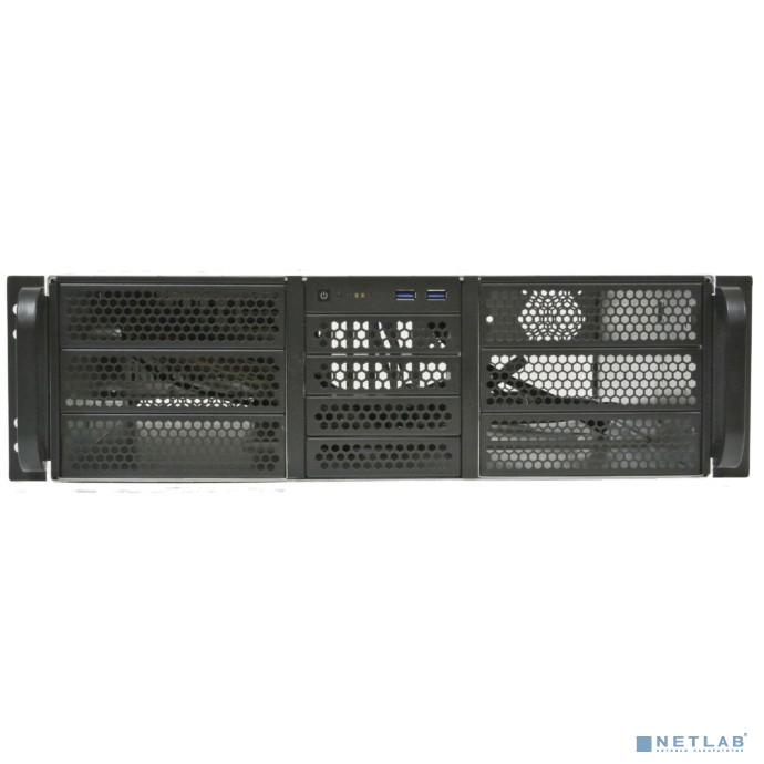 Procase Корпус 3U server case,6x5.25+4HDD,черный,без блока питания(2U,2U-redundant),глубина 550мм,MB EATX 12"x13",8slot Procase Корпус 3U server case,6x5.25+4HDD,черный,без блока питания(2U,2U-redundant),глубина 550мм,MB EATX 12"x13",8slot