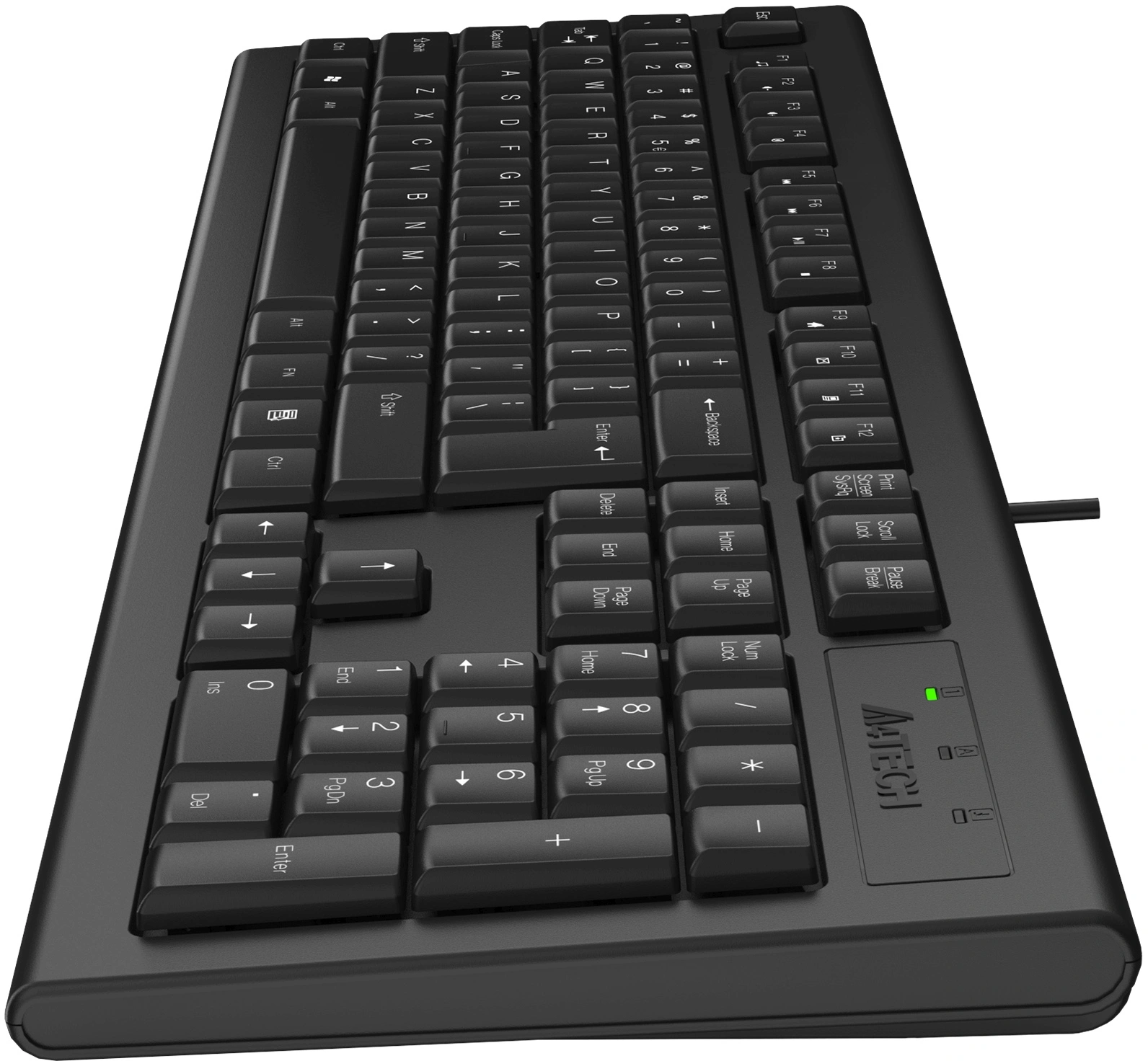Клавиатура A-4Tech KR-85 black USB, проводная, 104 клавиши [570125]