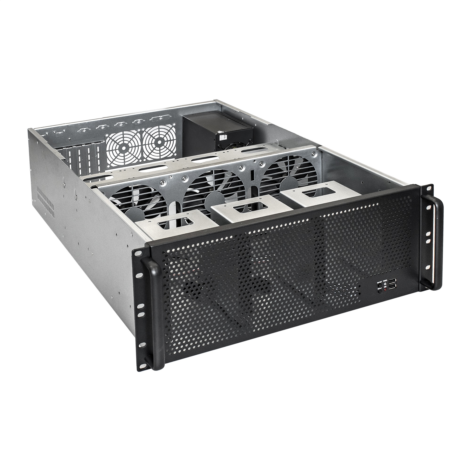 Exegate EX292574RUS Серверный корпус ExeGate Pro 4U650-18 <RM 19", высота 4U, глубина 650, БП 700ADS, USB>
