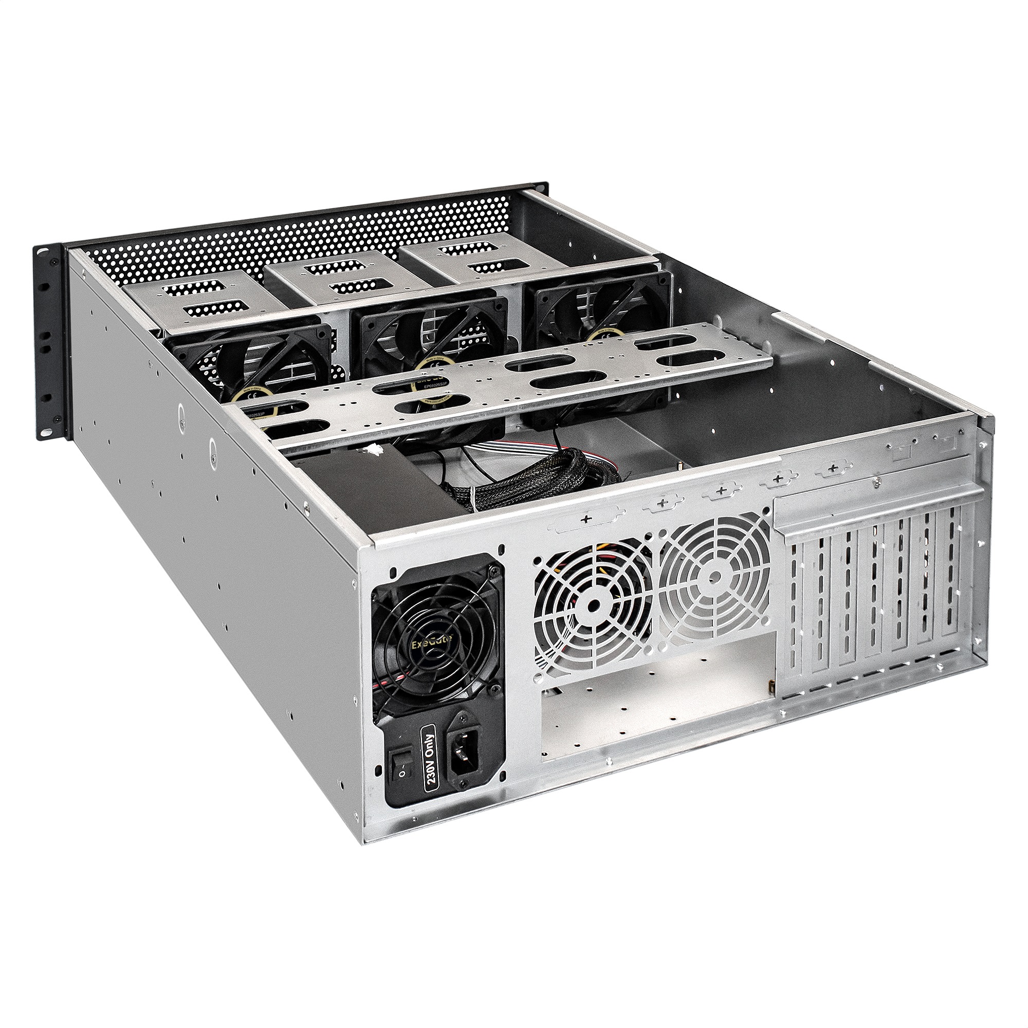 Exegate EX292574RUS Серверный корпус ExeGate Pro 4U650-18 <RM 19", высота 4U, глубина 650, БП 700ADS, USB>