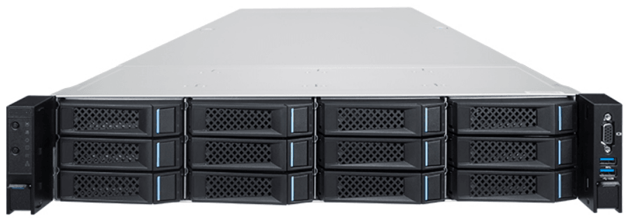 UNIVIEW (C2000-E) VS-R5320-B2X@I-4 2U Hi-End Server -2*Intel Xeon Silver 4310 CPU/64Gb DDR4 3200/4TB SATA/480GB Sata SSD/Dual 550W PSU