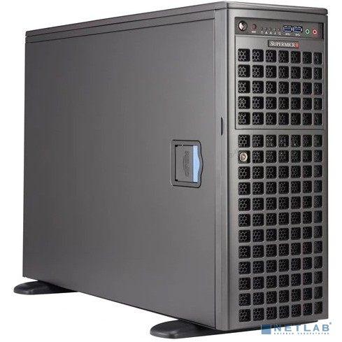 Supermicro SYS-540A-TR Tower, LGA-4189, TDP 270W, Intel C621A, 16xDDR4, 8x3.5 Hot-swap, 7xPCI-E 4.0 x16, 1x1GbE, 1xRJ45 10GBase-T, 1xRJ45 IPMI, 4xUSB 2.0, 8xUSB 3.2, 1xVGA, 2x2200W