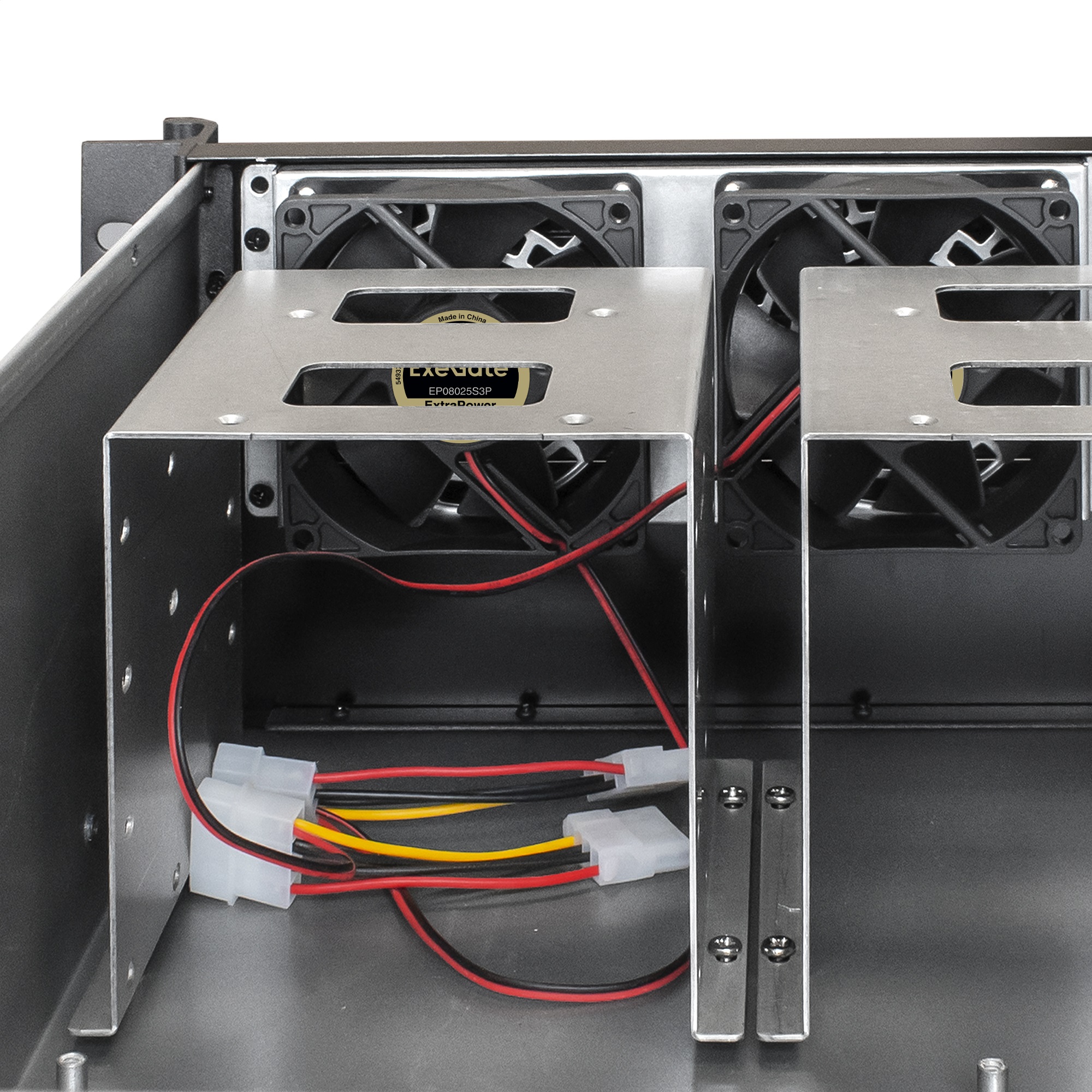 Exegate EX293200RUS Серверный корпус ExeGate Pro 3U450-08 &lt;RM 19&quot;, высота 3U, глубина 450, БП 500RADS, USB&gt;