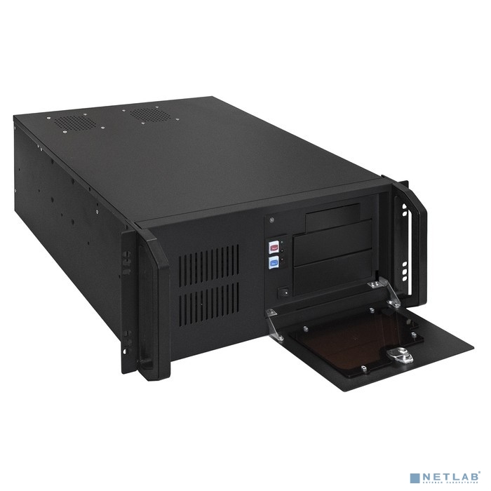 Exegate EX293231RUS Серверный корпус ExeGate Pro 4U450-26/4U4020S &lt;RM 19&quot;, высота 4U, глубина 450, БП 1200RADS, USB&gt;