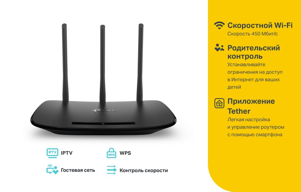 TP-Link TL-WR940N Wi-Fi роутер N450