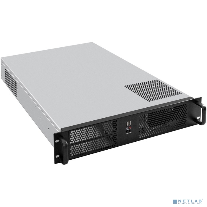 Exegate EX293350RUS Серверный корпус ExeGate Pro 2U650-08 &lt;RM 19&quot;, высота 2U, глубина 650, БП 1000ADS, 2*USB&gt;