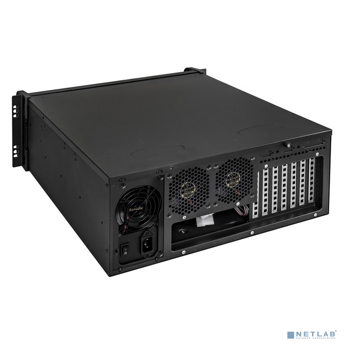 Exegate EX293553RUS Серверный корпус ExeGate Pro 4U450-07/4U4017S &lt;RM 19&quot;, высота 4U, глубина 450, БП 1000ADS, USB&gt;