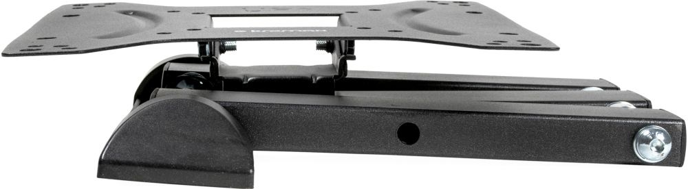 Kromax OPTIMA-404 black {Кронштейн для LED/LCD телевизоров 15"-55", max 25 кг, настенный, 5 ст свободы, наклон +5°-12°, поворот ±90°, от стены 68.5-322 мм, max VESA 400x400 мм}
