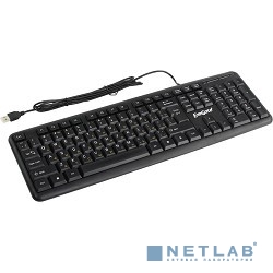 Exegate EX263906RUS Клавиатура Exegate LY-331L, &lt;USB, шнур 2м, черная,  104кл, Enter большой&gt;, Color box