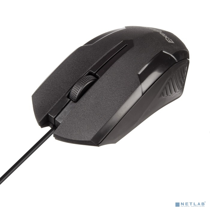 Exegate EX264096RUS Мышь Exegate SH-9025  &lt;black, optical,  3btn/scroll, 1000dpi, USB&gt;, Color box