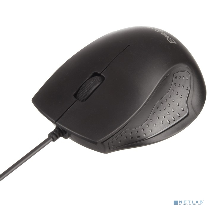 Exegate EX264101RUS Мышь Exegate SH-9028  &lt;black, optical,  3btn/scroll, 1000dpi, USB, шнур 1,5м&gt;, Color box