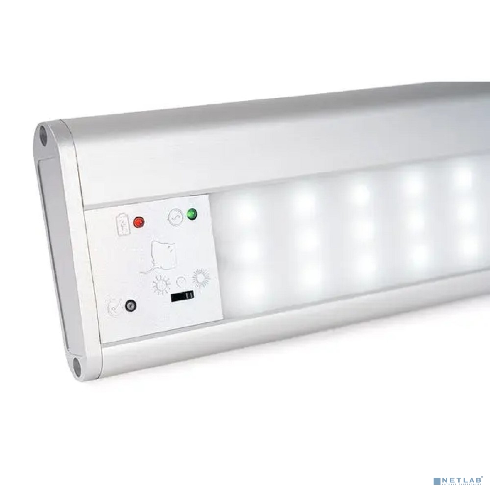 БАСТИОН SKAT LT-2330 LED Li-Ion светильник аварийного освещения 30 светодиодов, резерв 4/8ч, алюмин корпус (2450)