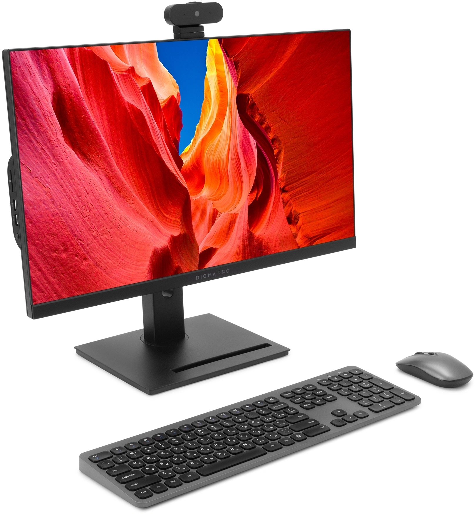 Digma Pro Vision [DM23P5-ADXW01] Black 23.8" {FHD i5-12450H/16GB/512GB SSD/CR/W11Pro/kb/m}