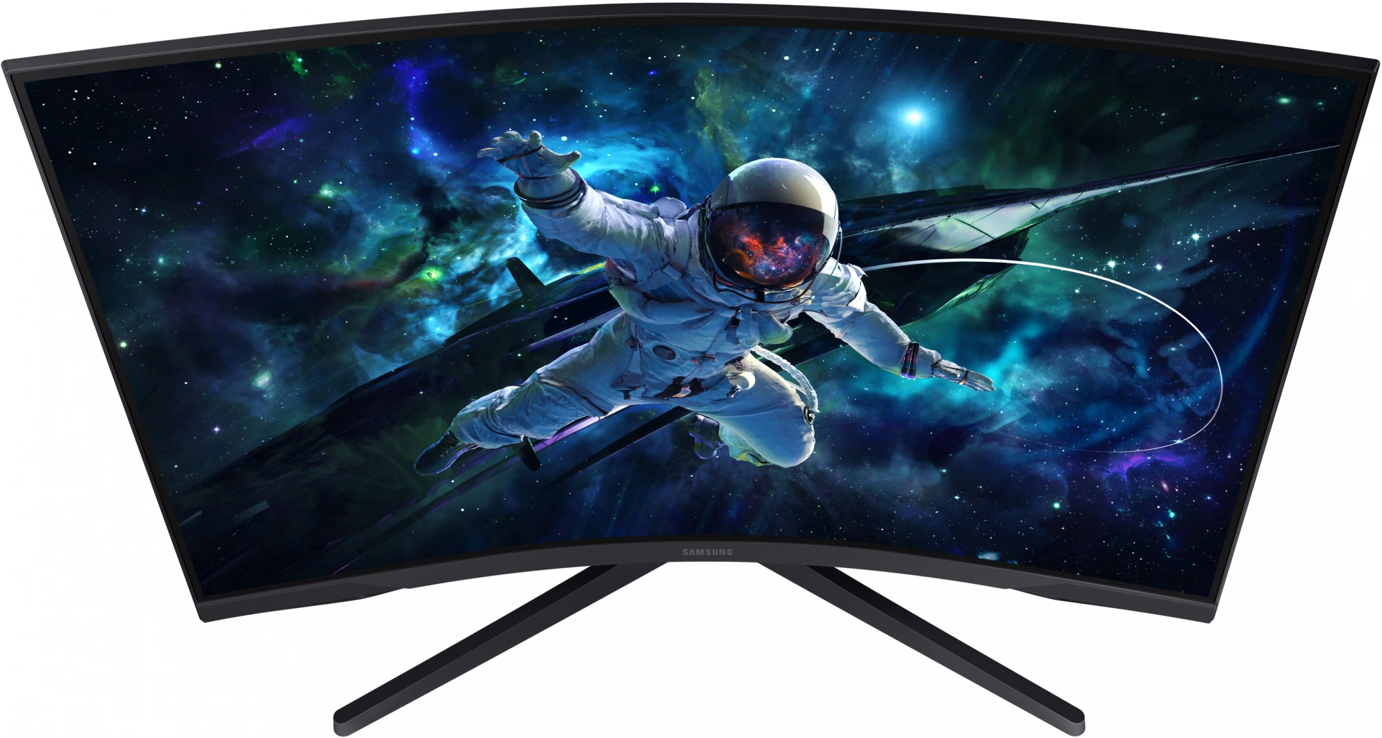 LCD Samsung 27" S27CG550EI {VA Curved 2560x1440 165Hz 1ms 16:9 300cd 2500:1 HDMI DisplayPort HDR10} [LS27CG550EIXCI]