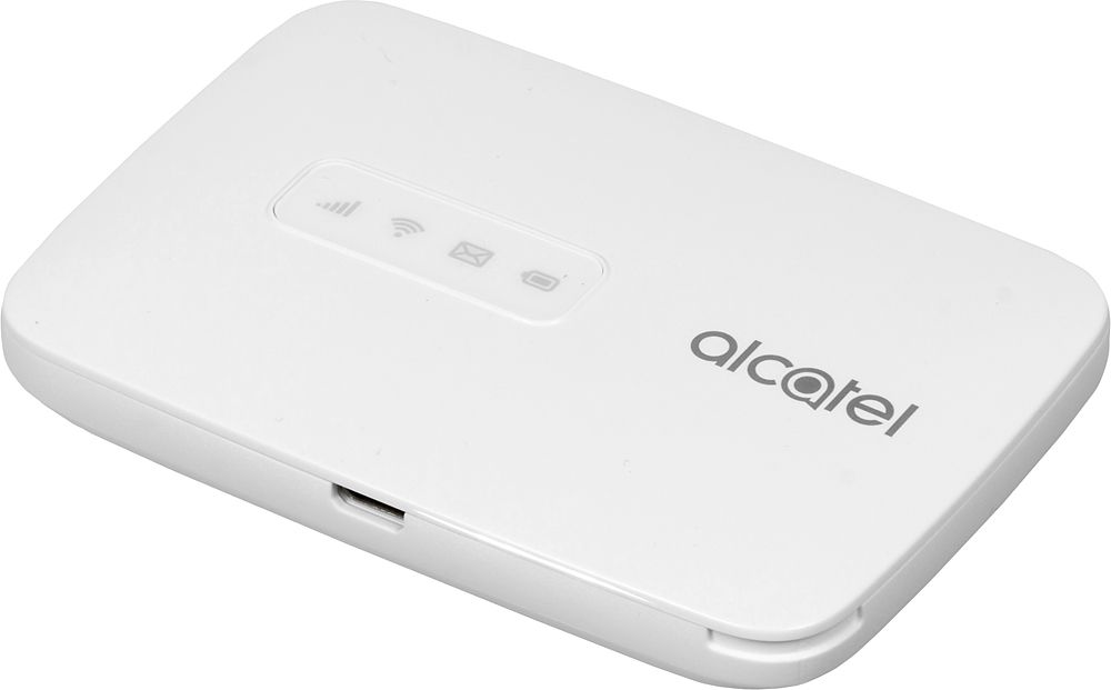 Alcatel MW40V-2BALRU1 Модем 2G/3G/4G Alcatel Link Zone USB Wi-Fi Firewall +Router внешний белый