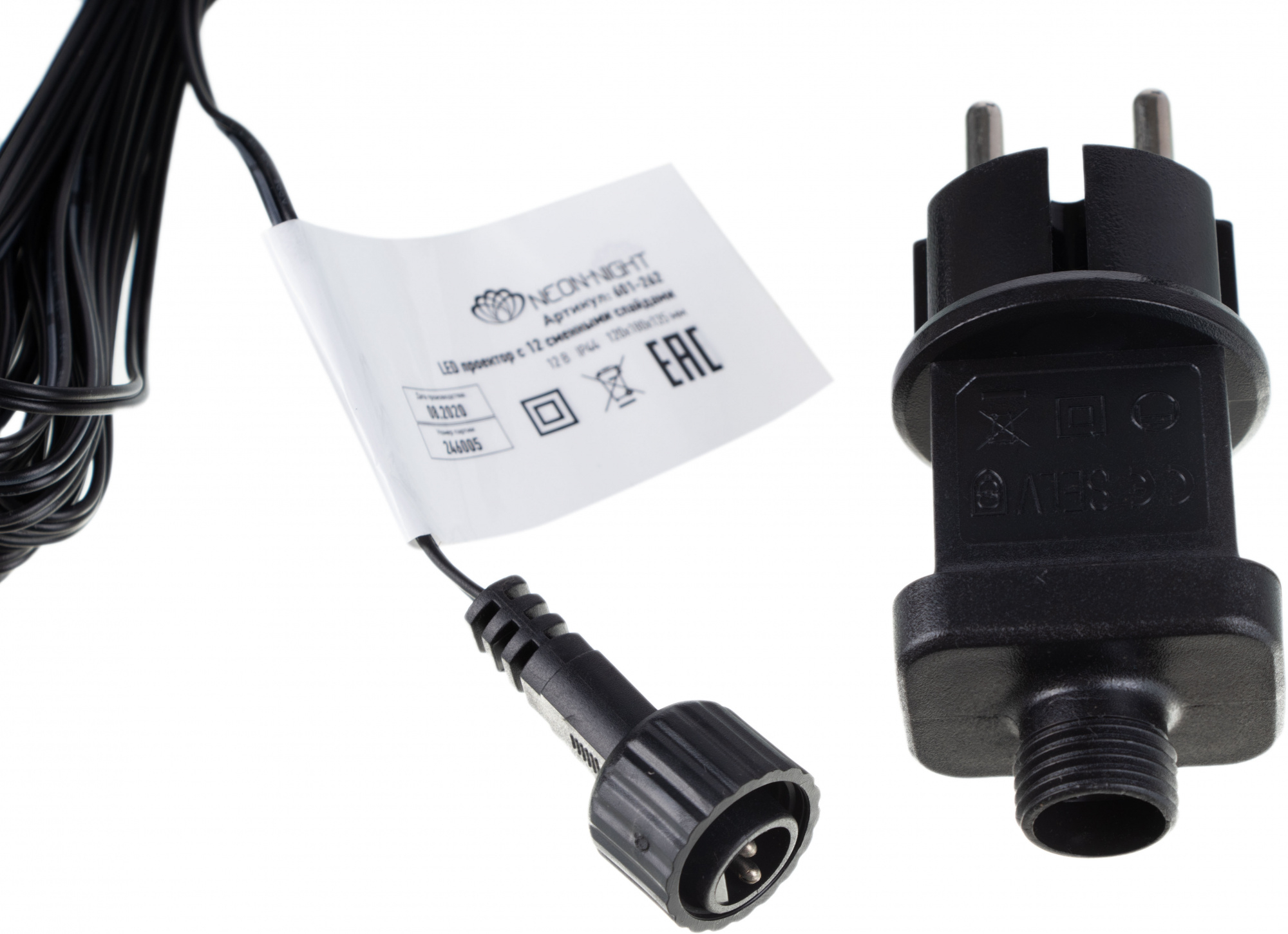 Neon-night 601-262 LED проектор, 12 сменных слайдов, цвет RGBW, 12В