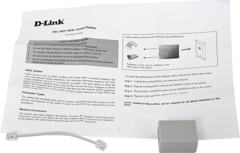 D-LINK DSL-30CF/RS