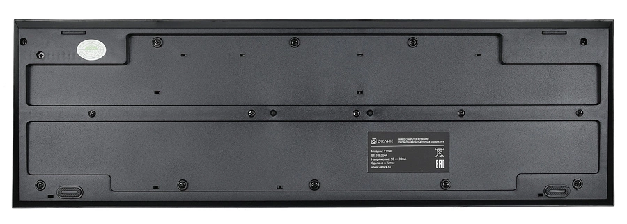 Клавиатура Oklick 120M черный USB [1083044]