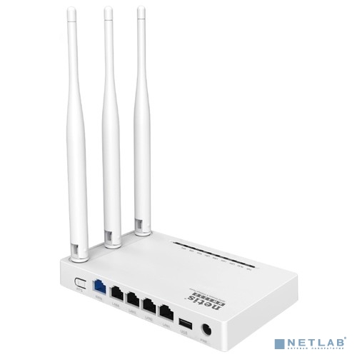 Netis MW5230 Маршрутизатор беспроводной, 4x100 Мбит/сек, 802.11 2.4 ГГц, Wi-Fi 300 Мбит, USB 2.0 type A x1, 3G, 4G/LTE