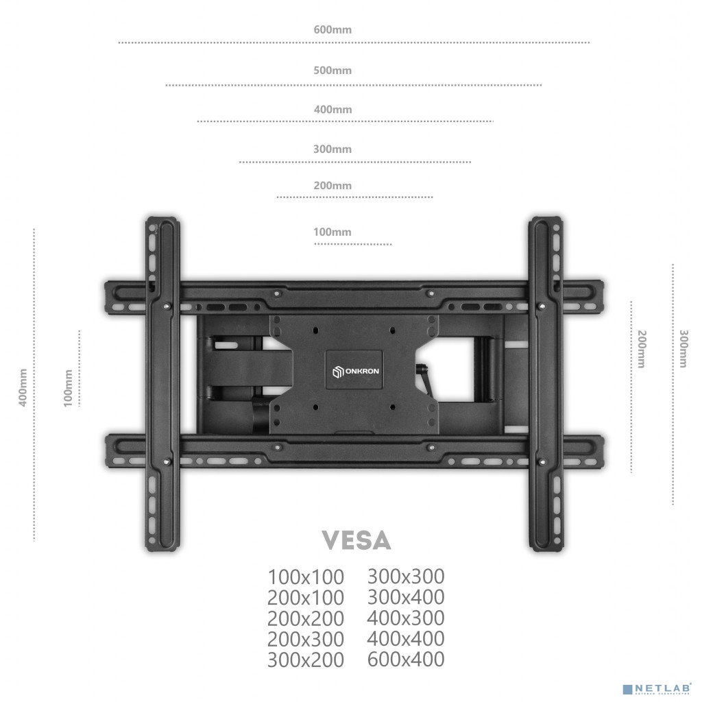 ONKRON M7L чёрный Для телевизоров диагональю 40"-75" Максимальная нагрузка: 68,2 кг VESA: 100x100, 100x200, 200x100, 200x200, 200x300, 200x400, 300x100, 300x200, 300x300, 300x400, 400x200, 400x300, 40 ONKRON M7L чёрный Для телевизоров диагональю 40"-75" Максимальная нагрузка: 68,2 кг VESA: 100x100, 100x200, 200x100, 200x200, 200x300, 200x400, 300x100, 300x200, 300x300, 300x400, 400x200, 400x300, 40