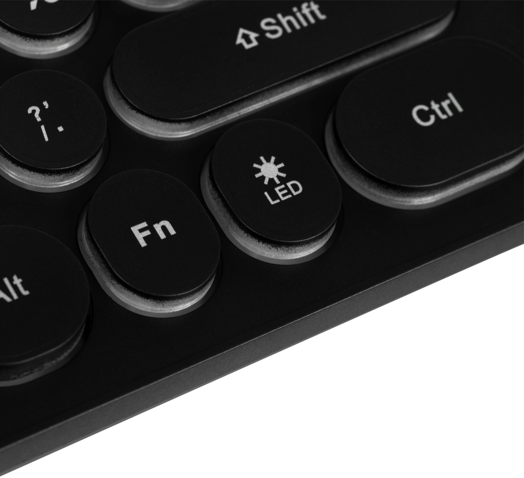 Клавиатура Oklick 420MRL черный USB slim Multimedia LED [1091226]