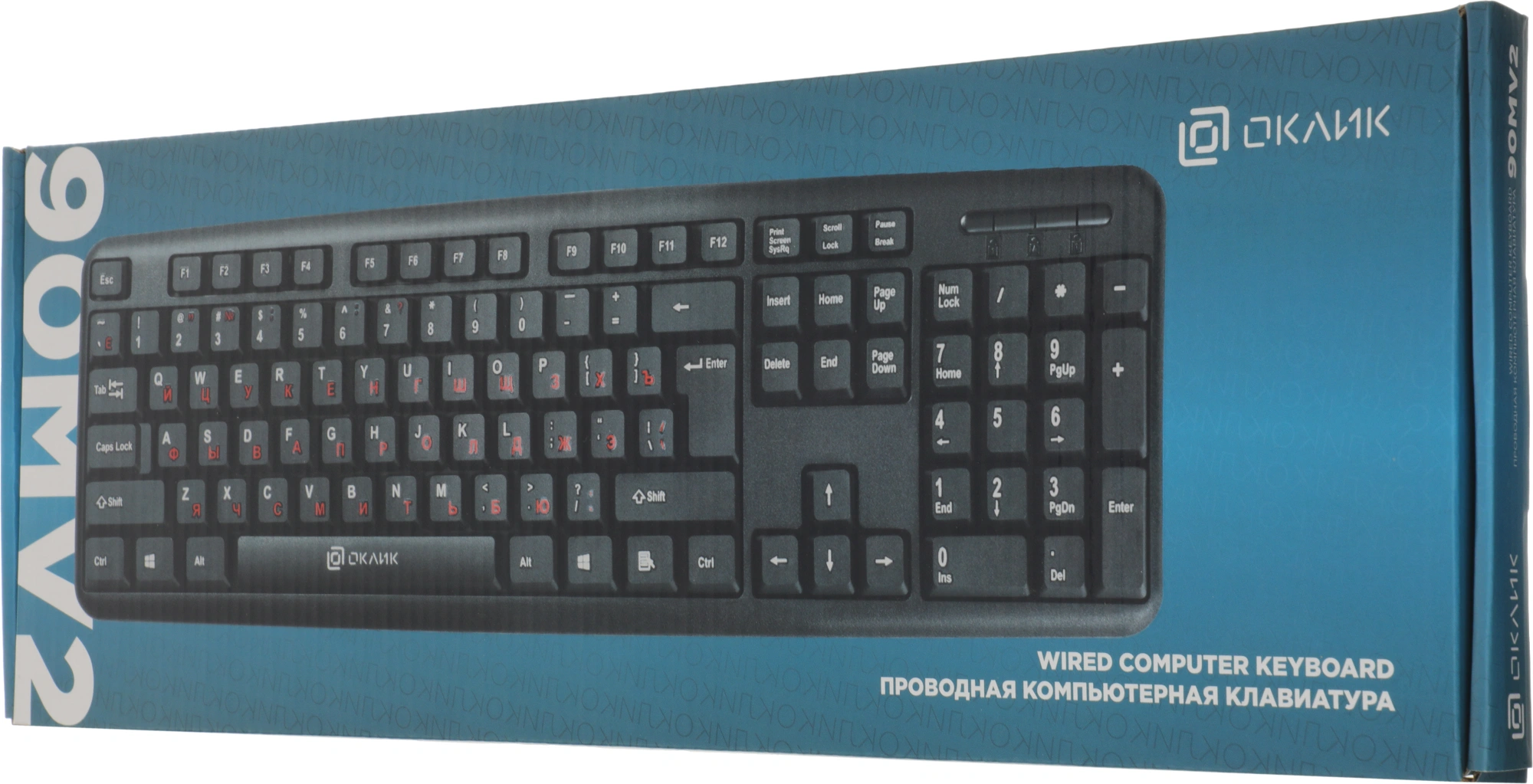 Клавиатура Oklick 90MV2 черный USB