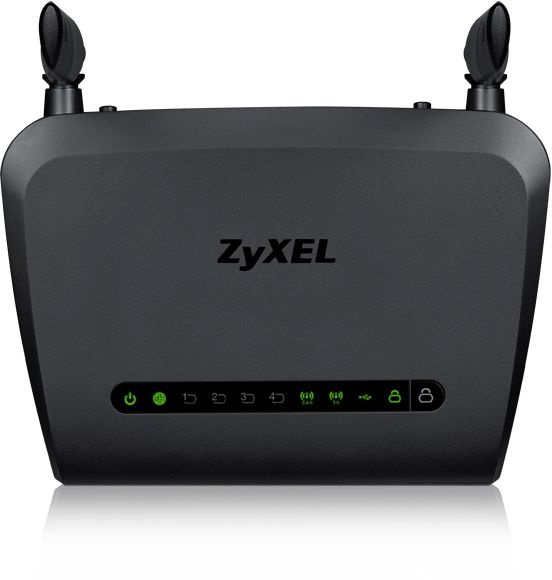 ZYXEL NBG6515-EU0102F Роутер беспроводной AC750 10/100/1000BASE-TX черный