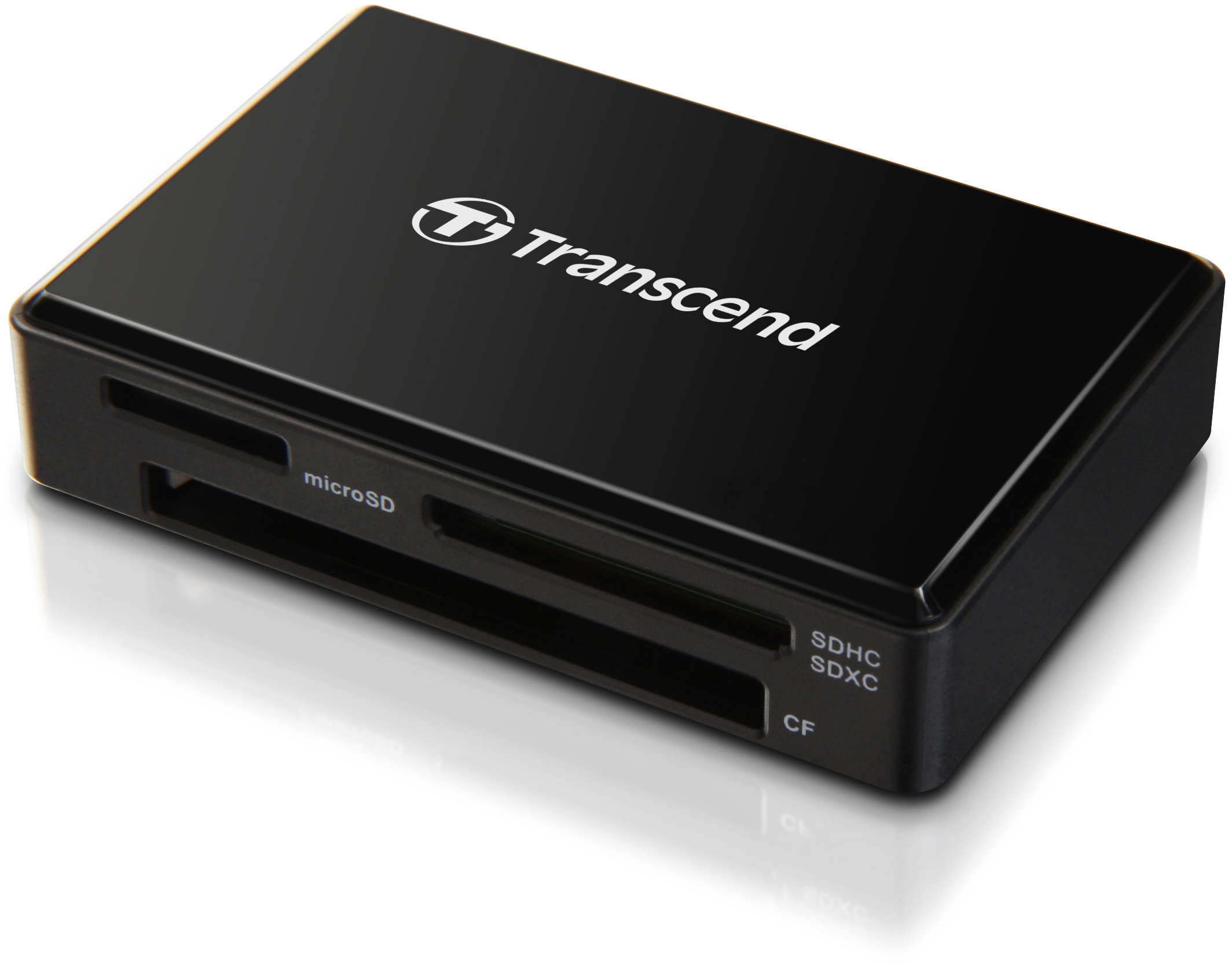 Считыватель карты памяти Transcend USB 3.0 Transcend All-in-1 Multi Card Reader, Black [TS-RDF8K2]